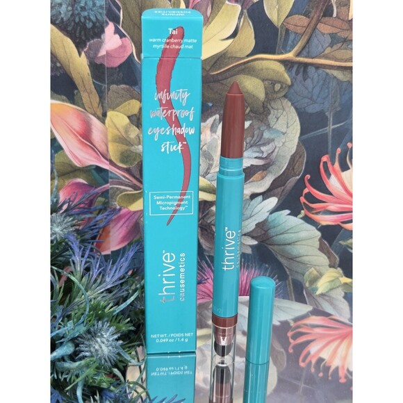 Thrive Infinity Waterproof Eyeshadow Stick - Tai Warm Cranberry Matte NEW - Picture 1 of 12